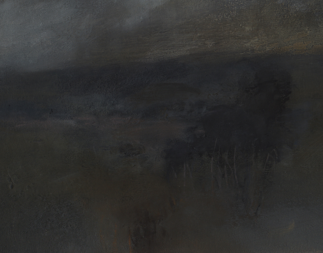 Nicholas Herbert, British Artist - Landscape L954, Sharpenhoe Series, The Sundon Hills Escarpment, The Chiltern Hills, contemporary mixed media painting